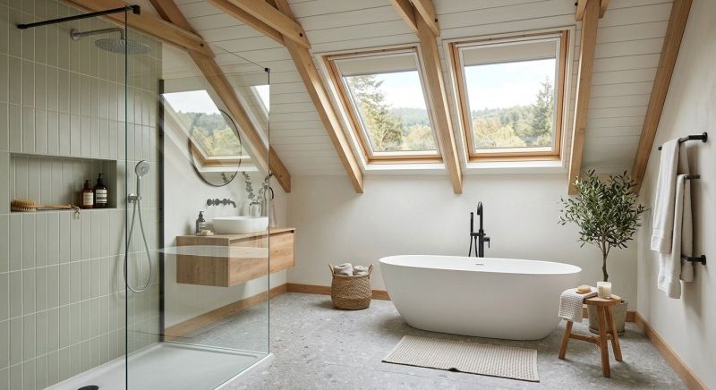 Attic Bathroom Remodeling in Wimberley, TX