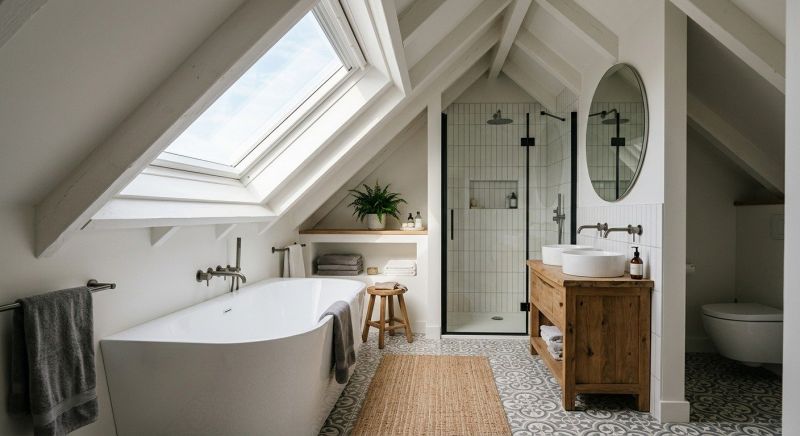 Attic Bathroom Remodeling in Wimberley, TX
